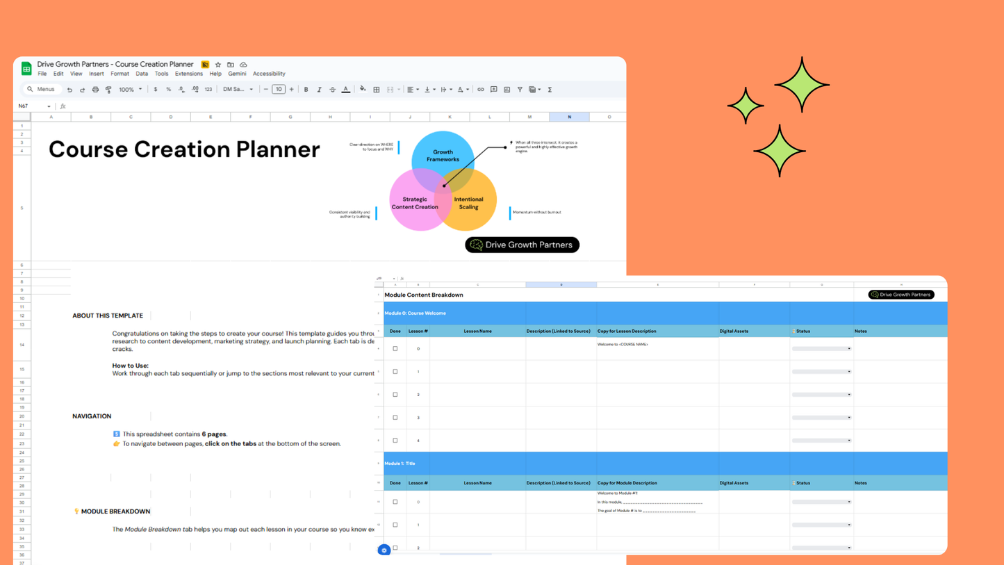 Course Creation Planner