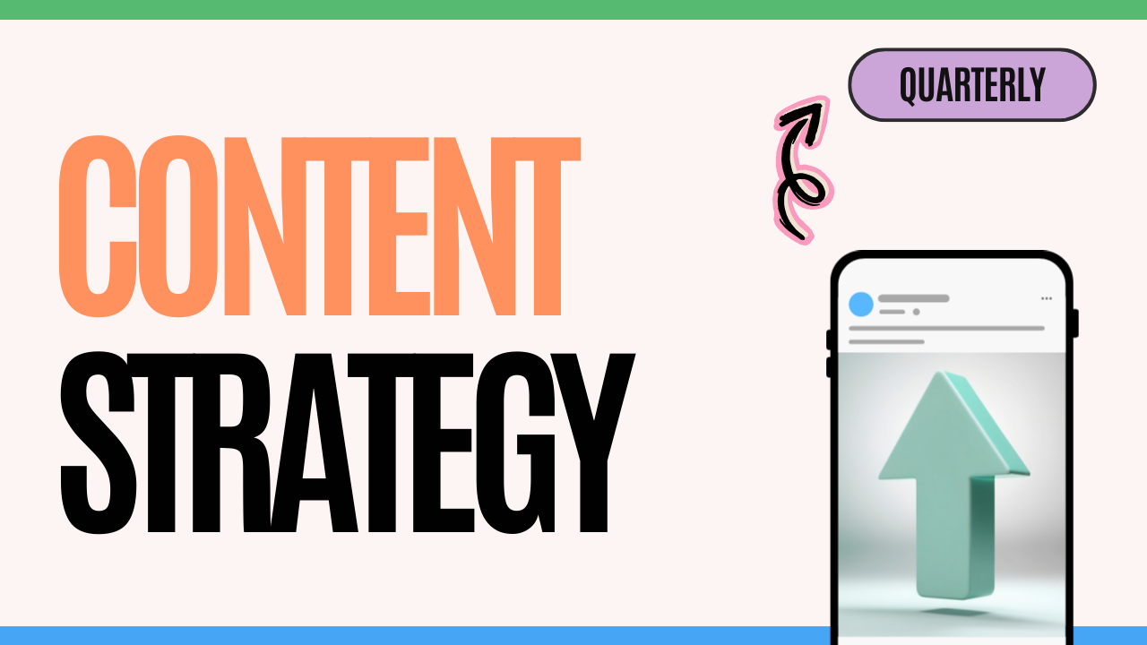 Quarterly Content Planning  | 60 Min. Content Review & 90-Day Roadmap (Strategy Only)